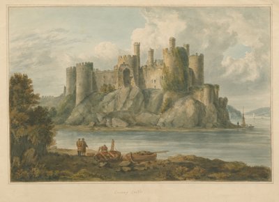 Wales - Carnarvonshire - Conway Castle, 1810 by John Chessell Buckler