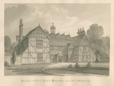 Worcestershire - Hanbury - Meer Hall by John Chessell Buckler