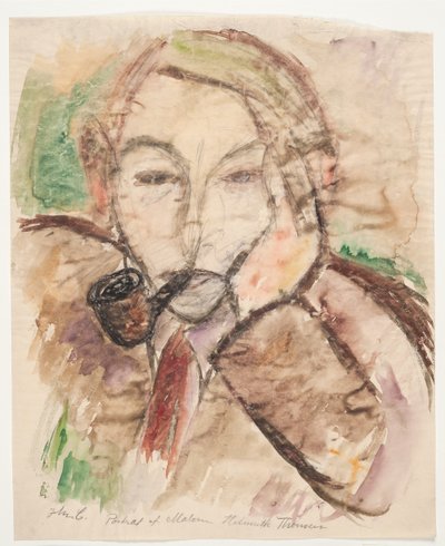 Portrait of the Painter Helmuth Thomsen by John Christensen