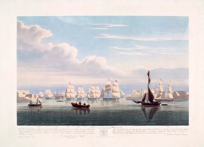 Dutch Merchant Ships Leaving Portsmouth, June 2 by John Christian (after) Schetky