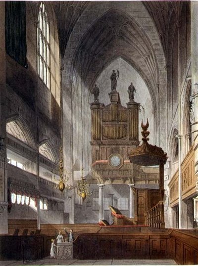 Interior of the Abbey, from 