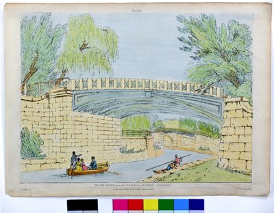 Bath. The Bridges over the Canal in Sidney Gardens by John Claude Nattes