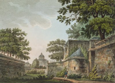 Interior of the Fosses of the Bastille by John Claude Nattes