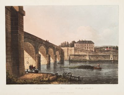 Paris, The Bridge of Neuille, illustration from Versailles, Paris and Saint Denis by John Claude Nattes