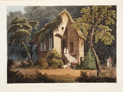 Petit Trianon, The Boudoir, illustration from Versailles, Paris and Saint Denis by John Claude Nattes
