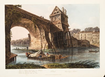 St Cloud, Water Engine, illustration from Versailles, Paris and Saint Denis by John Claude Nattes