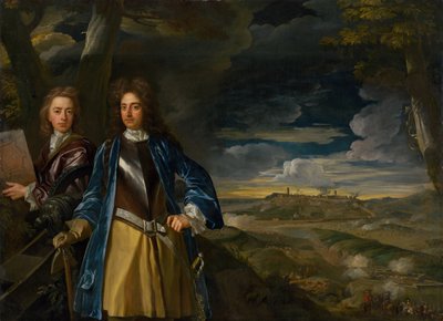 Michael Richards and John Richards at the Siege of Belgrade by John Closterman
