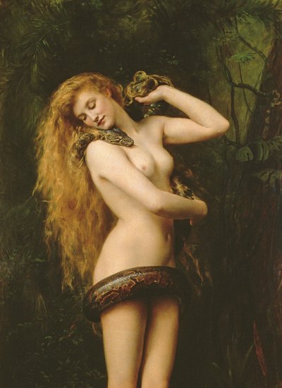 Lilith, 1887 (detail) by John Collier