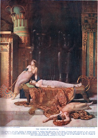 The Death of Cleopatra, illustration from 