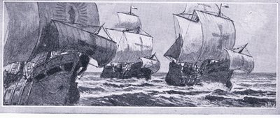 The Last Voyage of Henry Hudson-1610. Cast Adrift by a Mutinous Crew, Newnes Pictorial Knowledge by John Collier