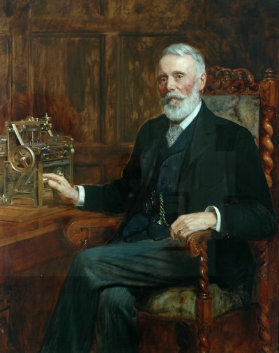 The Right Honourable Samuel Cunliffe Lister (Baron Masham of Swinton) by John Collier