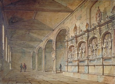 Interior of the Chapel of St Peter ad Vincula, Tower of London, 1814 by John Coney