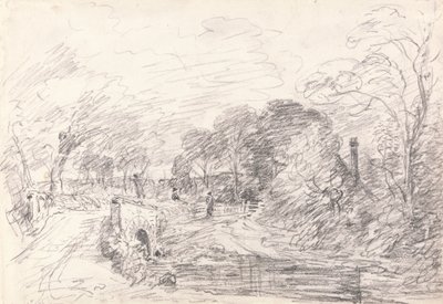 A Bridge near Salisbury Court, Perhaps Milford Bridge by John Constable
