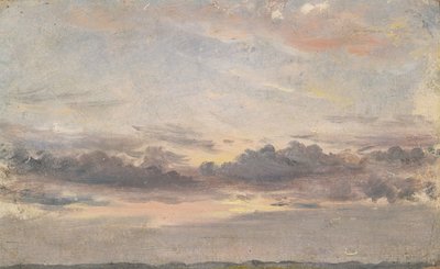 A Cloud Study, Sunset by John Constable