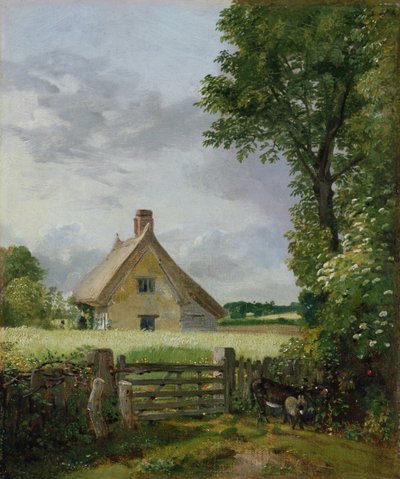 A Cottage in a Cornfield by John Constable