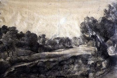 A Dell, c.1805 by John Constable