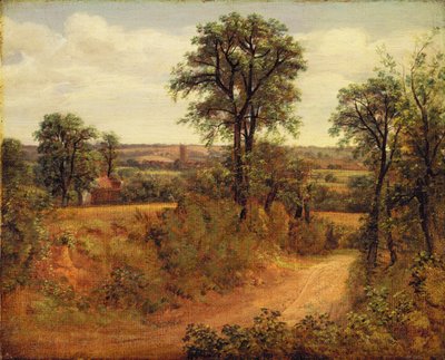 A Lane near Dedham by John Constable