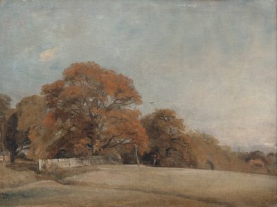 An Autumnal Landscape at East Bergholt by John Constable