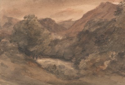 Borrowdale: Evening after a Fine Day, 1 October 1806 by John Constable