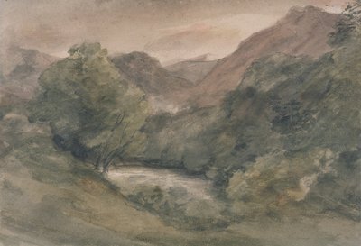 Borrowdale, Evening after a Fine Day, October 1 by John Constable