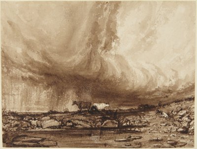 Cattle in a Thunderstorm by John Constable