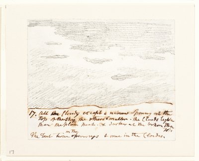 Cloud study (after Alexander Cozens