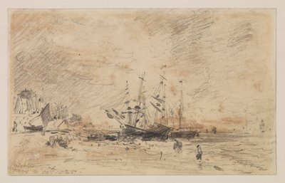 Colliers on the Beach at Brighton, 14 October 1825 by John Constable