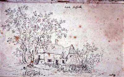 Cottage at Caple, Suffolk by John Constable