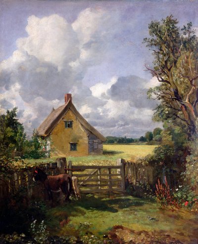Cottage in a Cornfield by John Constable