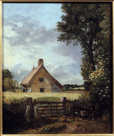Cottage in a Wheat Field by John Constable