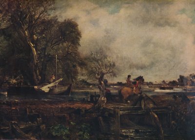 Dedham Lock, or The Leaping Horse, 1825 by John Constable