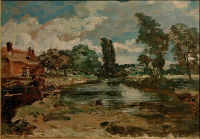 Flatford Mill Seen from the Lock by John Constable