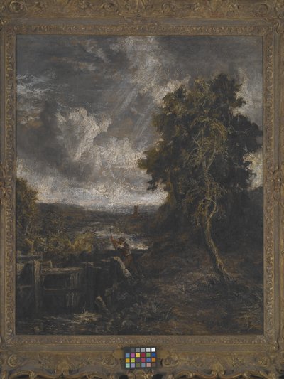East Bergholt - Lock On Stour by John Constable