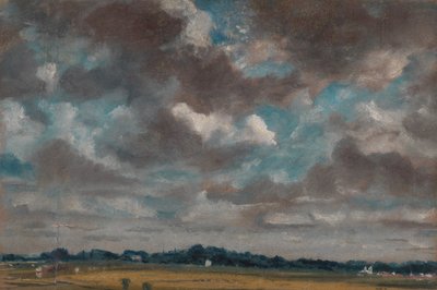 Extensive Landscape with Grey Clouds, ca. 1821 by John Constable