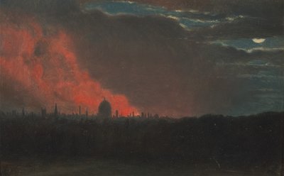 Fire in London, Seen from Hampstead, Oct. 16, 1834 by John Constable