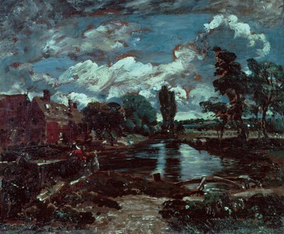 Flatford Mill from a Lock on the Stour, c.1811 by John Constable