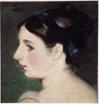 Head of a Girl (probably a portrait of Mary Constable) by John Constable