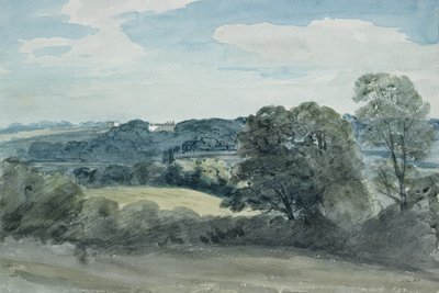 Landscape with Buildings in the Distance by John Constable
