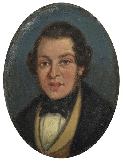 Miniature: Portrait of Abram Constable, Brother of the Artist by John Constable