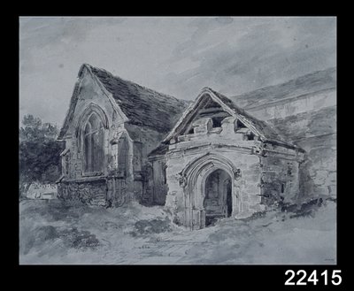 Porch and Transept of a Church by John Constable