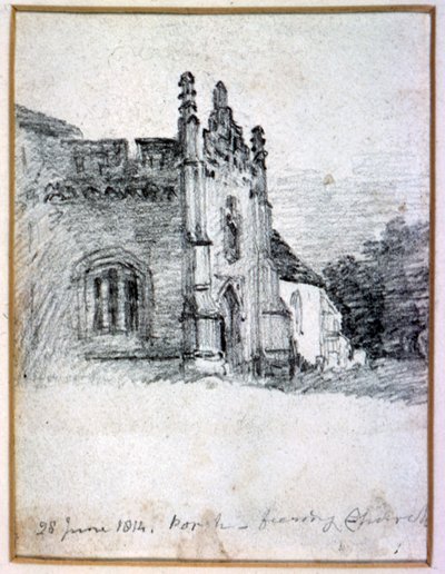 Porch of Feering Church, 28th June, 1814 by John Constable