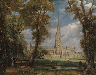 Salisbury Cathedral from the Bishop