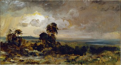 Stormy Sunset in Hampstead by John Constable