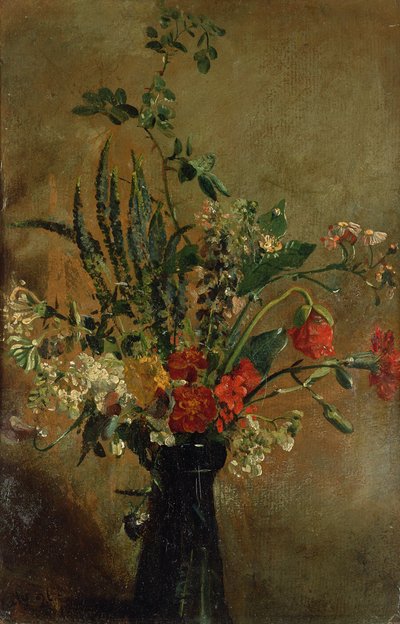 Study of Flowers in a Hyacinth Glass by John Constable
