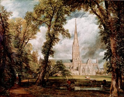 The Cathedral of Salisbury Seen from the Bishop