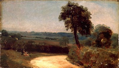 The Lane from East Bergholt to Flatford by John Constable