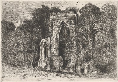 The Ruins of Netley Abbey by John Constable