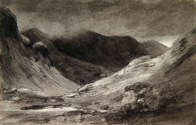 The vale of Newlands: A very stormy afternoon by John Constable