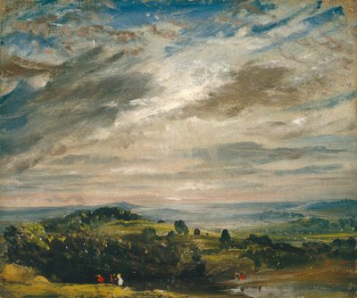 View from Hampstead Heath, Looking Towards Harrow by John Constable