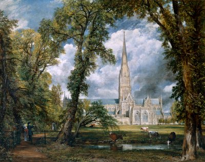View of Salisbury Cathedral from the Bishop